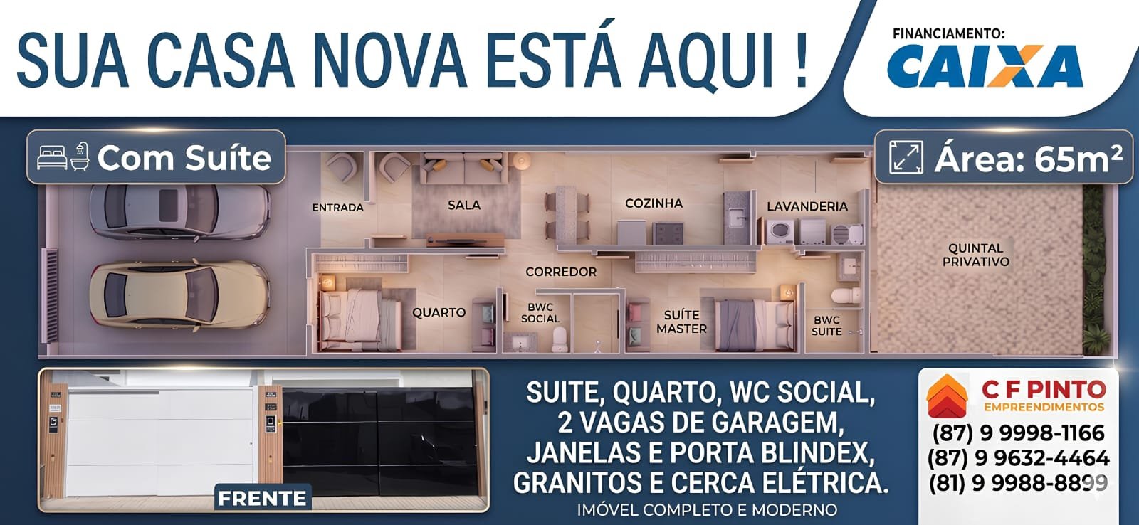 Casa com Portão Preto na ladeira da Mãe Rainha